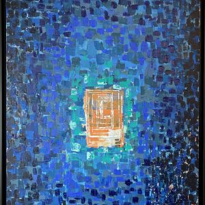 Collection Bleu d'été - 50 Shades of blue - Acrylic - 89x130cm
